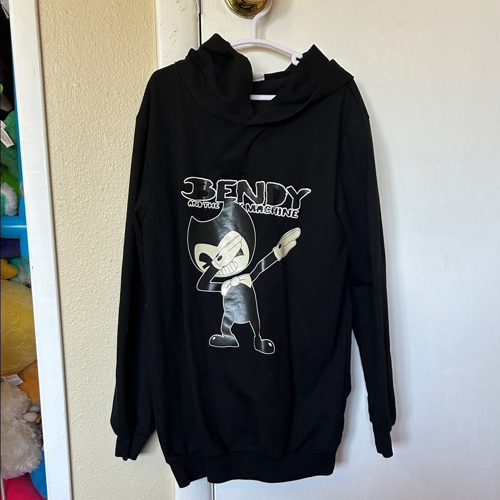 Kids Bendy and the Ink Machine Black Hoodie Sweater